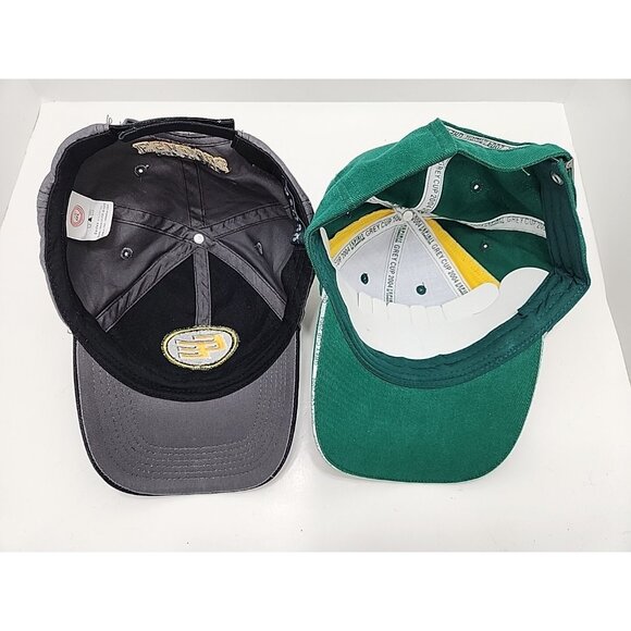 Two Edmonton Elks Eskimo’s Caps Hats CFL Football Men’s Grey Cup Adjustable - Picture 7 of 11